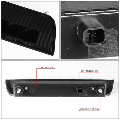 LUZ DE FRENO 14-19 NISSAN ROGUE - LED - BLACK / SMOKE