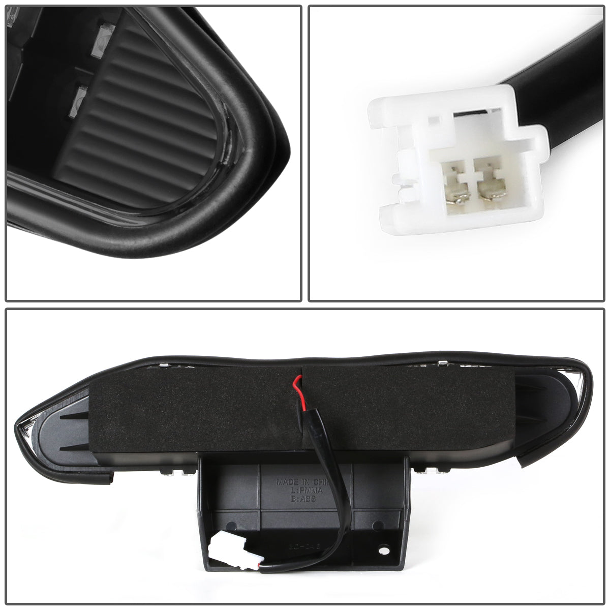 LUZ DE FRENO 00-04 NISSAN XTERRA - LED - BLACK / SMOKE