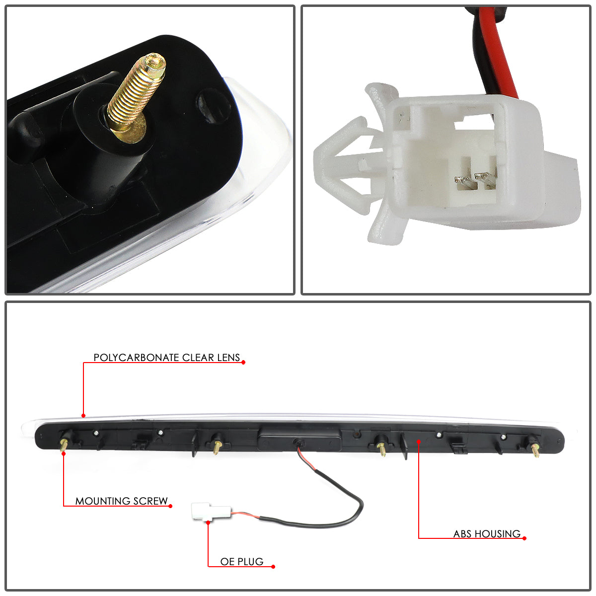 LUZ DE FRENO 05-10 SCION TC - 3D - LED - CHROME
