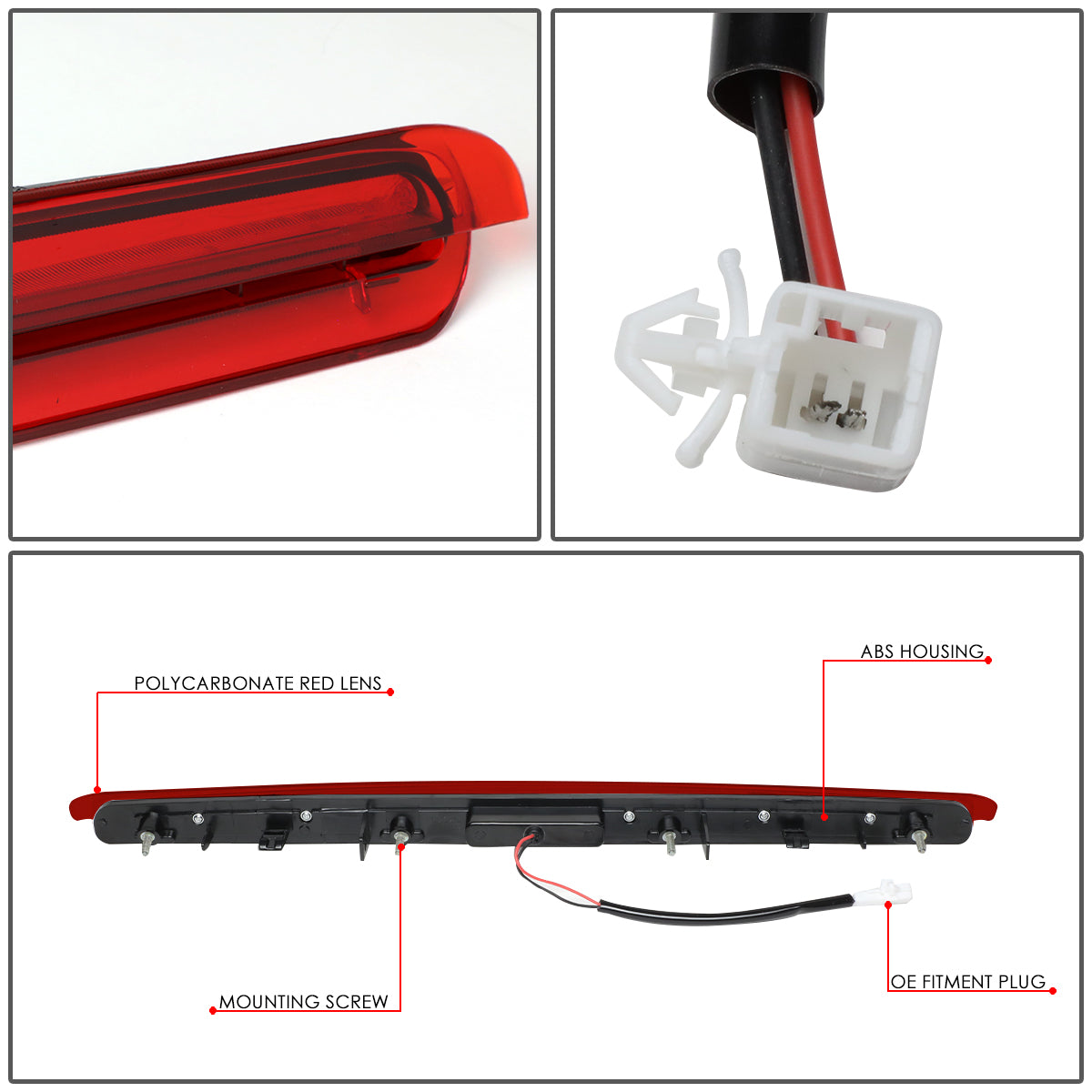 LUZ DE FRENO 05-10 SCION TC - LED - RED