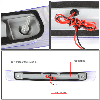 LUZ DE FRENO 98-07 TOYOTA LAND CRUISER - FITS MODELS WITHOUT SPOILER - REQUIRES WIRING TO VEHICHLES EXISTING HARNESS - LED - CHROME