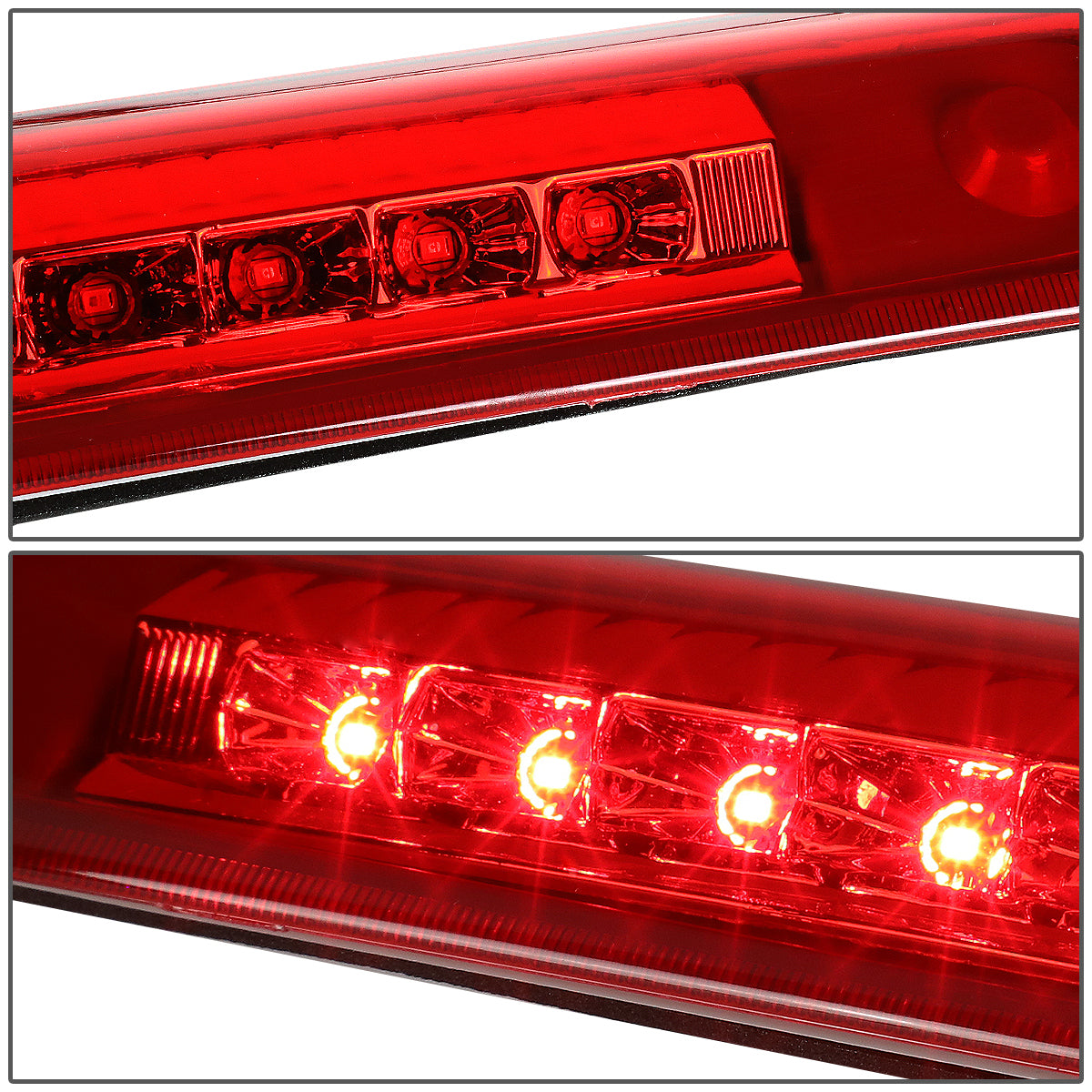 LUZ DE FRENO 98-07 TOYOTA LAND CRUISER - FITS MODELS WITHOUT SPOILER - REQUIRES WIRING TO VEHICHLES EXISTING HARNESS - LED - RED