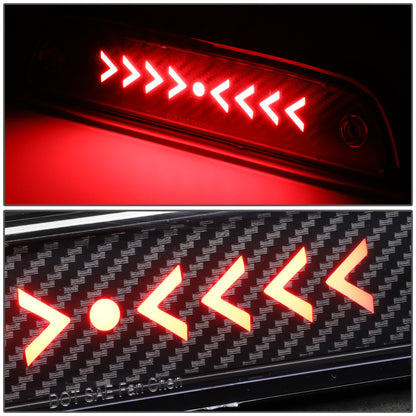 LUZ DE FRENO 95-15 TOYOTA TACOMA ALL MODELS / 16-PRESENT TACOMA ACCESS EXTENDED CAB - 3D - SEQUENTIAL ARROW LED - BLACK