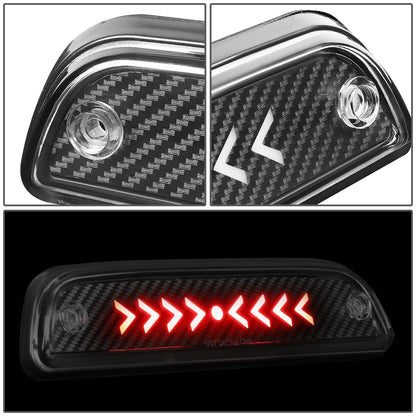 LUZ DE FRENO 95-15 TOYOTA TACOMA ALL MODELS / 16-PRESENT TACOMA ACCESS EXTENDED CAB - 3D - SEQUENTIAL ARROW LED - BLACK