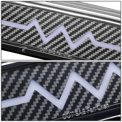 LUZ DE FRENO 95-15 TOYOTA TACOMA ALL MODELS / 16-PRESENT TACOMA ACCESS EXTENDED CAB - 3D - SEQUENTIAL HEARTBEAT LED - BLACK