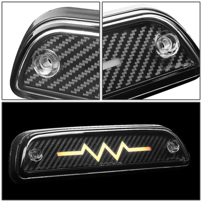 LUZ DE FRENO 95-15 TOYOTA TACOMA ALL MODELS / 16-PRESENT TACOMA ACCESS EXTENDED CAB - 3D - SEQUENTIAL HEARTBEAT LED - BLACK