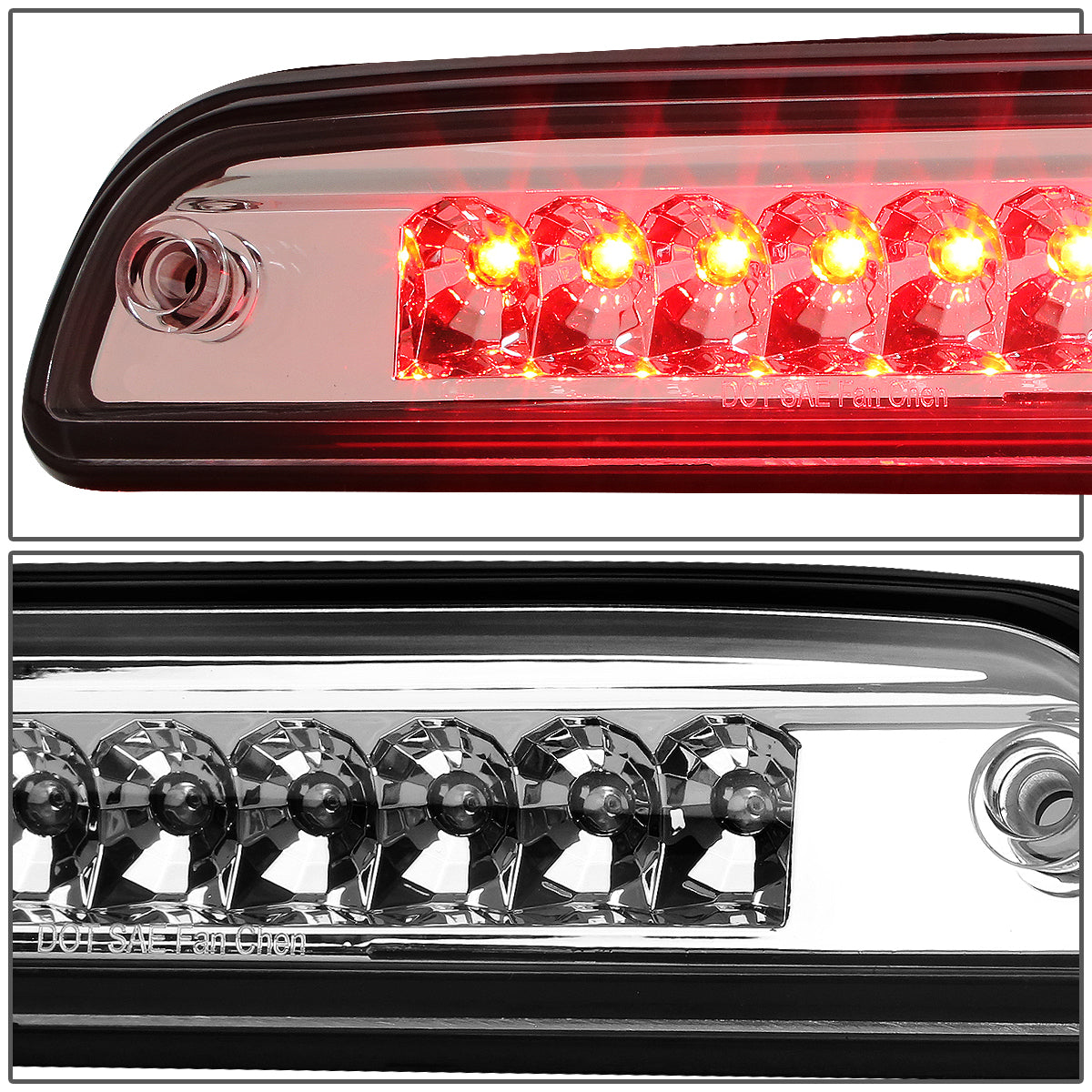LUZ DE FRENO 95-15 TOYOTA TACOMA ALL MODELS / 16-PRESENT TACOMA ACCESS EXTENDED CAB - LED - CHROME