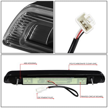 LUZ DE FRENO 07-18 TOYOTA TUNDRA - 3D - LED - BLACK