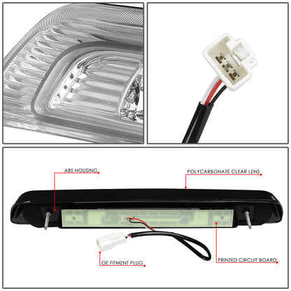 LUZ DE FRENO 07-18 TOYOTA TUNDRA - 3D - LED - CHROME