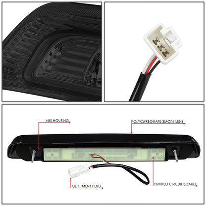 LUZ DE FRENO 07-18 TOYOTA TUNDRA - 3D - LED - SMOKE