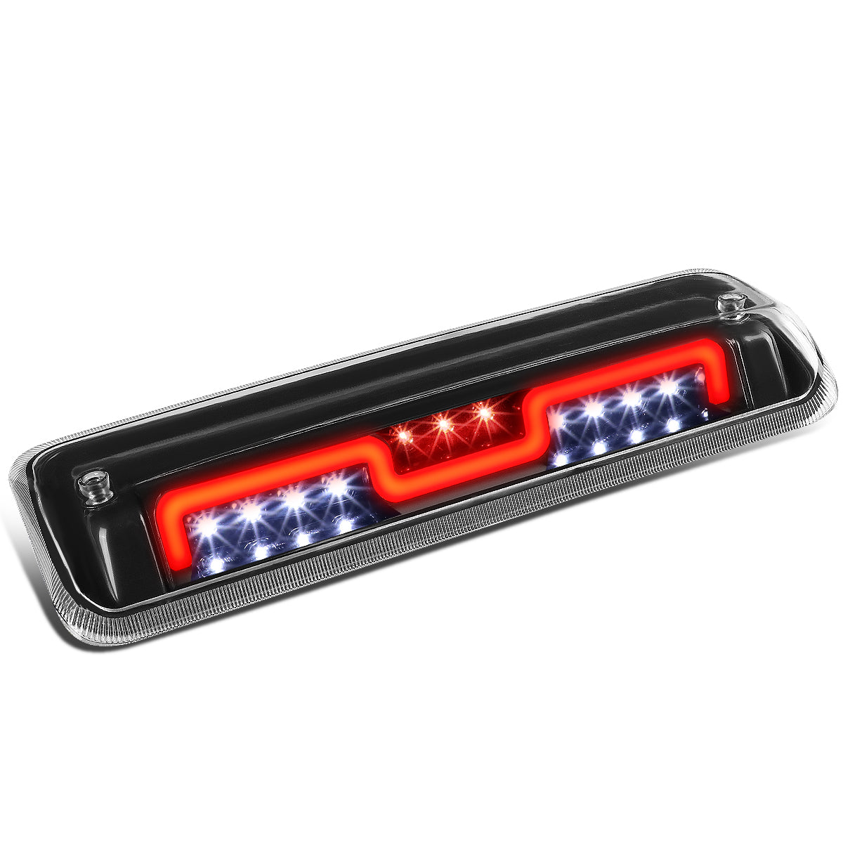 LUZ DE FRENO 3RD BRAKE LIGHT - 07-10 FORD EXPLORER SPORT TRAC / 04-08 F-150, LOBO / 06-08 LINCOLN MARK LT - FITS MODELS WITH CARGO LIGHT ONLY - SEQUENTIAL CHASE LED - CHROME