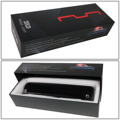 LUZ DE FRENO 3RD BRAKE LIGHT - 07-10 FORD EXPLORER SPORT TRAC / 04-08 F-150, LOBO / 06-08 LINCOLN MARK LT - FITS MODELS WITH CARGO LIGHT ONLY - SEQUENTIAL CHASE LED - CHROME