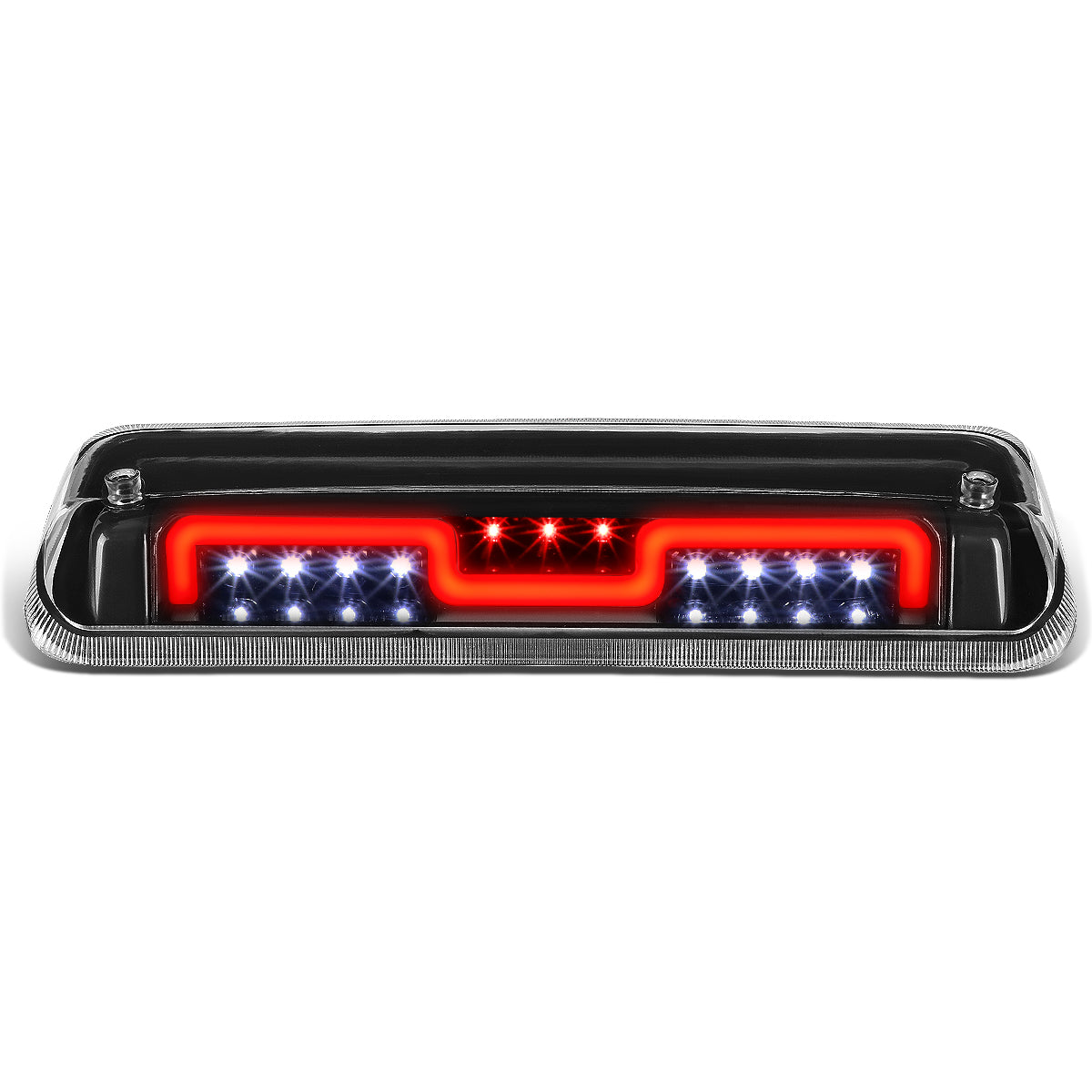 LUZ DE FRENO 3RD BRAKE LIGHT - 07-10 FORD EXPLORER SPORT TRAC / 04-08 F-150, LOBO / 06-08 LINCOLN MARK LT - FITS MODELS WITH CARGO LIGHT ONLY - SEQUENTIAL CHASE LED - CHROME