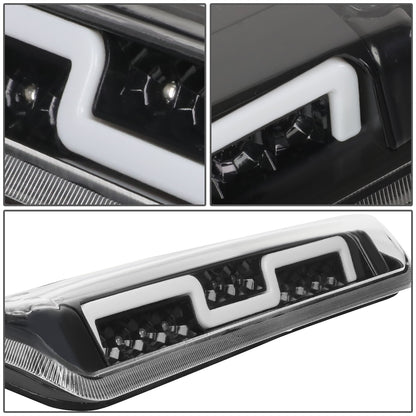 LUZ DE FRENO 3RD BRAKE LIGHT - 07-10 FORD EXPLORER SPORT TRAC / 04-08 F-150, LOBO / 06-08 LINCOLN MARK LT - FITS MODELS WITH CARGO LIGHT ONLY - SEQUENTIAL CHASE LED - CHROME