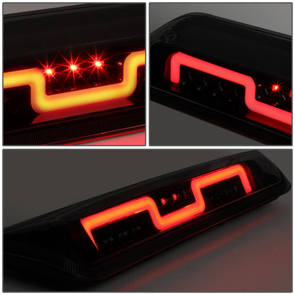 LUZ DE FRENO 3RD BRAKE LIGHT - 07-10 FORD EXPLORER SPORT TRAC / 04-08 F-150, LOBO / 06-08 LINCOLN MARK LT - FITS MODELS WITH CARGO LIGHT ONLY - SEQUENTIAL CHASE LED - SMOKE