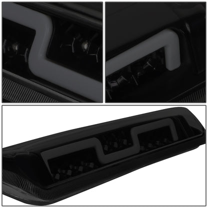 LUZ DE FRENO 3RD BRAKE LIGHT - 07-10 FORD EXPLORER SPORT TRAC / 04-08 F-150, LOBO / 06-08 LINCOLN MARK LT - FITS MODELS WITH CARGO LIGHT ONLY - SEQUENTIAL CHASE LED - SMOKE