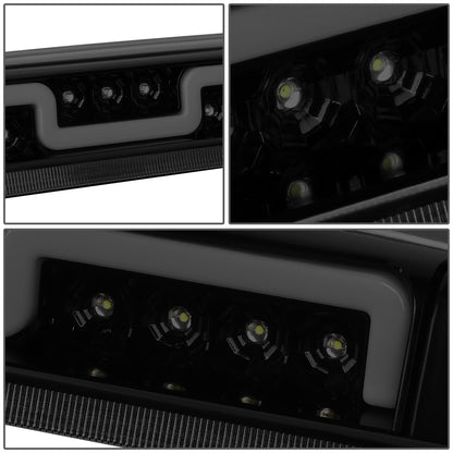 LUZ DE FRENO 3RD BRAKE LIGHT - 07-10 FORD EXPLORER SPORT TRAC / 04-08 F-150, LOBO / 06-08 LINCOLN MARK LT - FITS MODELS WITH CARGO LIGHT ONLY - SEQUENTIAL CHASE LED - SMOKE