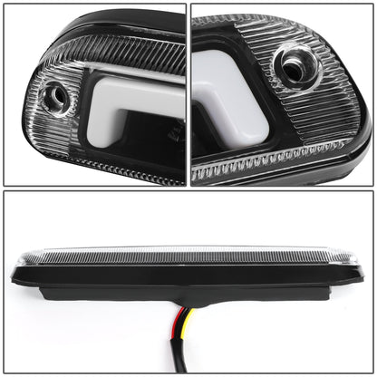 LUZ DE FRENO 3RD BRAKE LIGHT - 93-11 FORD RANGER / 99-16 F-250, F-350 SD, F-450 SD, F-550 SD / 95-03 MAZDA B2300, B2500, B3000, B4000 - FITS MODELS WITH CARGO LIGHTS ONLY - SEQUENTIAL CHASE LED - CHROME