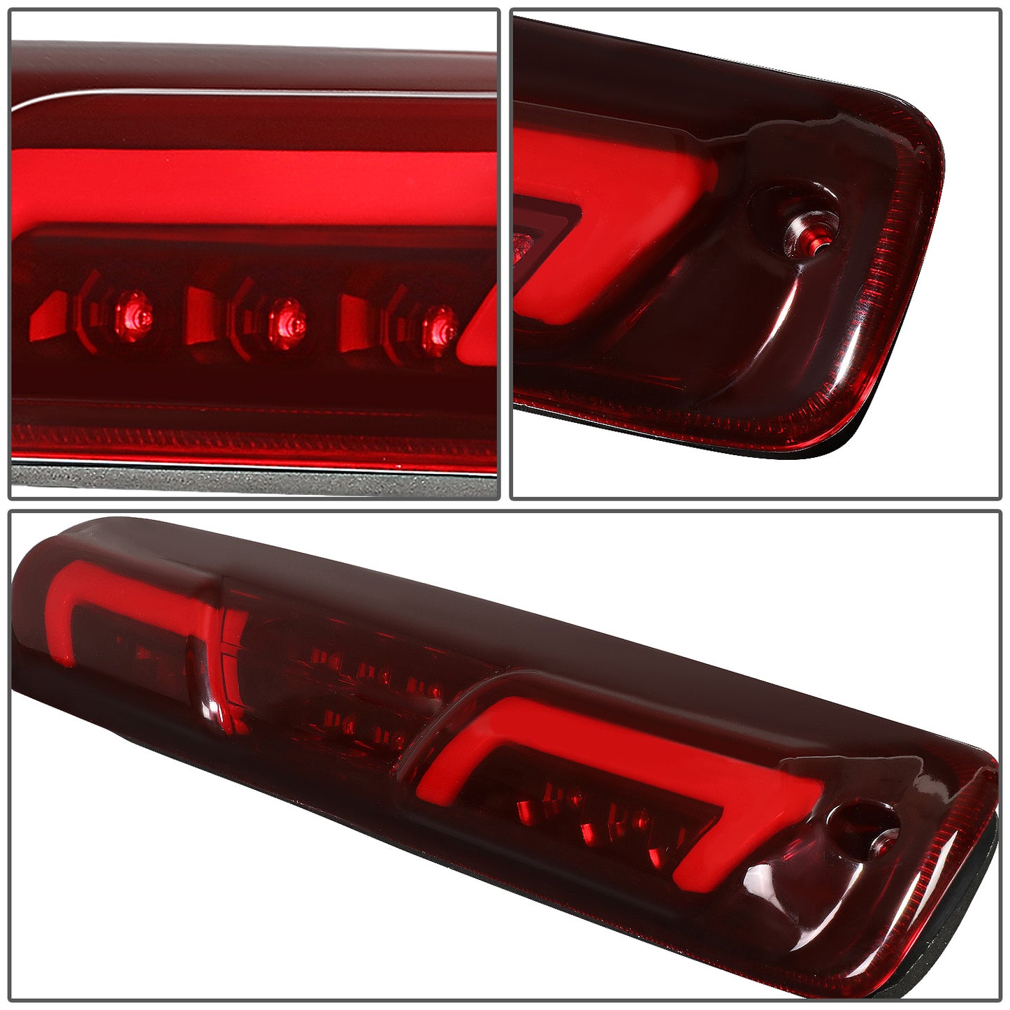 LUZ DE FRENO 3RD BRAKE LIGHT - 99-06 CHEVROLET SILVERADO 1500 2500 3500 & HD MODELS / 2007 CHEVROLET SILVERADO 1500 2500 3500 & HD MODELS CLASSIC / 99-06 GMC SIERRA 1500 2500 3500 & HD MODELS / 2007 GMC SIERRA 1500 2500 3500 & HD MODELS CLASSIC - LED -