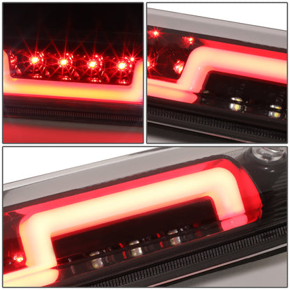 LUZ DE FRENO 3RD BRAKE LIGHT - 07-13 CHEVY SILVERADO 1500, GMC SIERRA 1500 / 07-14 CHEVY SILVERADO 2500, 3500, GMC SIERRA 2500, 3500 / 09-10 HUMMER H3T - SEQUENTIAL CHASE LED - CHROME