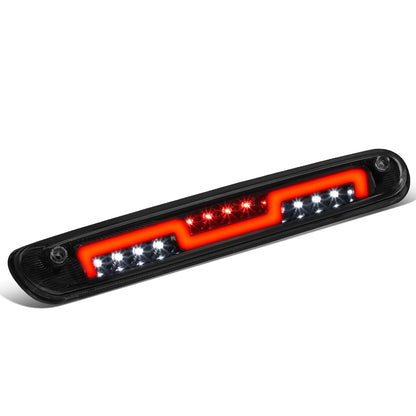 LUZ DE FRENO 3RD BRAKE LIGHT - 07-13 CHEVY SILVERADO 1500, GMC SIERRA 1500 / 07-14 CHEVY SILVERADO 2500, 3500, GMC SIERRA 2500, 3500 / 09-10 HUMMER H3T - SEQUENTIAL CHASE LED - SMOKE
