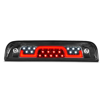 LUZ DE FRENO 3RD BRAKE LIGHT - 14-20 CHEVY SILVERADO 1500, GMC SIERRA 1500 / 15-20 CHEVY SILVERADO 2500, 3500, GMC SIERRA 2500, 3500 / 2019 GMC SIERRA 1500 LIMITED - STANDARD CAB ONLY - SEQUENTIAL CHASE LED - CHROME