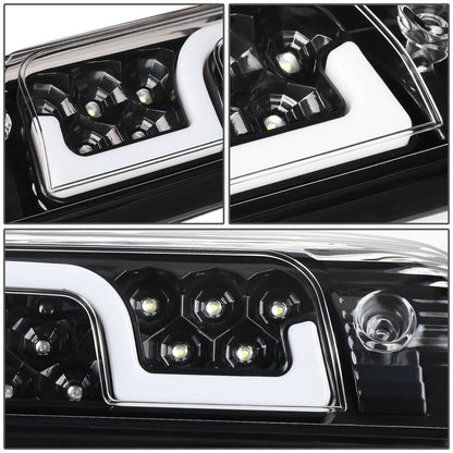 LUZ DE FRENO 3RD BRAKE LIGHT - 14-20 CHEVY SILVERADO 1500, GMC SIERRA 1500 / 15-20 CHEVY SILVERADO 2500, 3500, GMC SIERRA 2500, 3500 / 2019 GMC SIERRA 1500 LIMITED - STANDARD CAB ONLY - SEQUENTIAL CHASE LED - CHROME