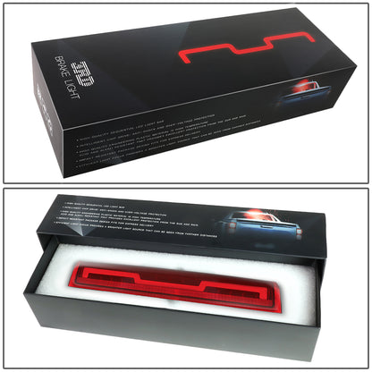 LUZ DE FRENO 3RD BRAKE LIGHT - 05-06 CHEVY SONORA / 00-06 SUBURBAN 1500 / 00-06 SUBURBAN 2500 / 00-06 TAHOE / 00-06 GMC YUKON / 01-06 YUKON XI 1500 / 01-06 YUKON XI 2500 - FITS MODELS WITH LIFTGATE STYLE REAR DOORS - STANDARD CAB ONLY - SEQUENTIAL CHASE