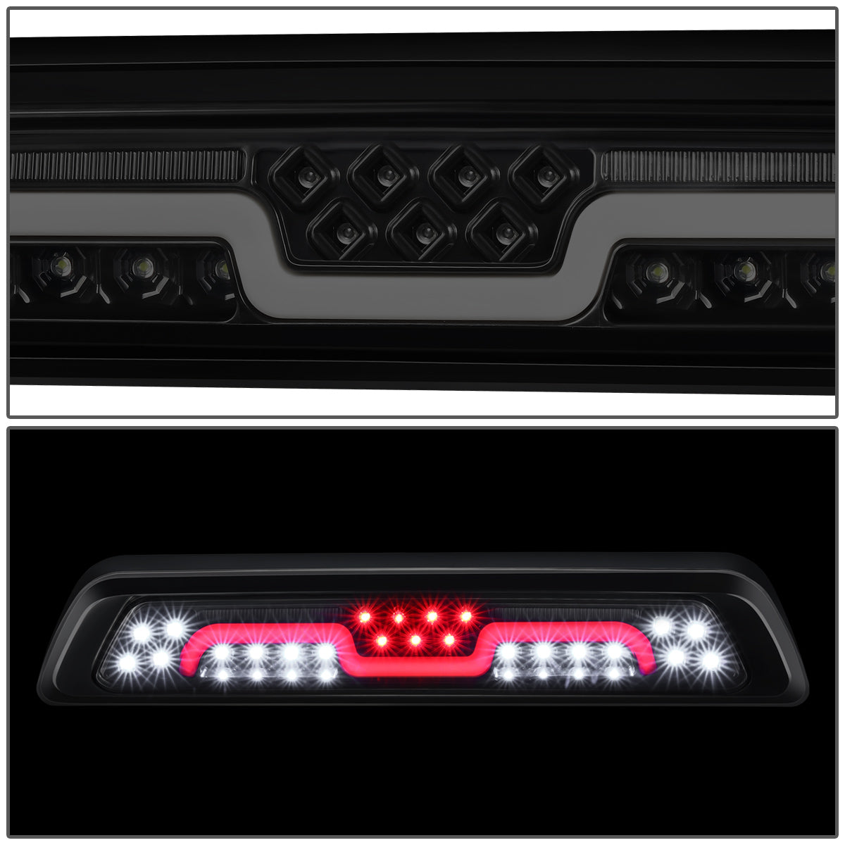 LUZ DE FRENO 3RD BREAK LIGHT - 07-20 TOYOTA TUNDRA - 2-STAGE SEQUENTIAL LED - SMOKE