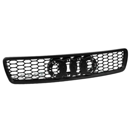 PARRILLA GRILLE - 96-02 AUDI A4 , QUATTRO , S4 - HONEYCOMB MESH STYLE - ABS - BLACK