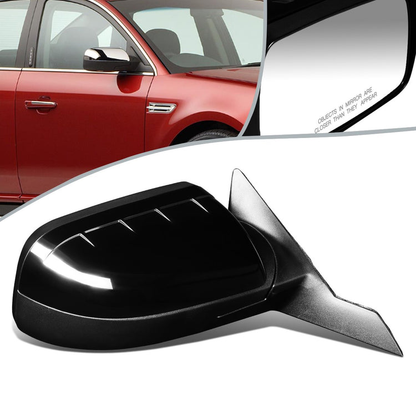 RETROVISOR MIRROR - OEM - 08-09 FORD TAURUS - POWERED - PAINTABLE - BLACK - RIGHT