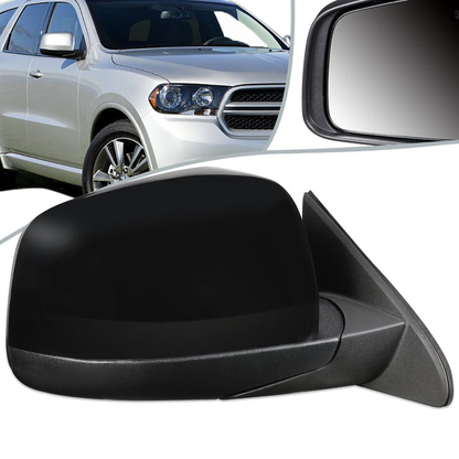 RETROVISOR MIRROR - OEM - 11-17 DODGE DURANGO - POWERED - HEATED - TEXTURED - BLACK - RIGHT