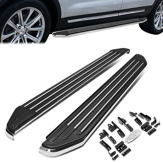 ESTRIBOS ALUMINUM - 5.5" - 11-19 FORD EXPLORER - METALLIC / BLACK