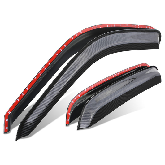 PROTECTOR DE VENTANA WINDOW VISORS - CADILLAC ESCALADE 2002-2006 / CADILLAC ESCALADE ESV 2003-2006 / CADILLAC ESCALADE EXT 2002-2006 / GMC YUKON 2000-2006 - 4PCS - SMOKE