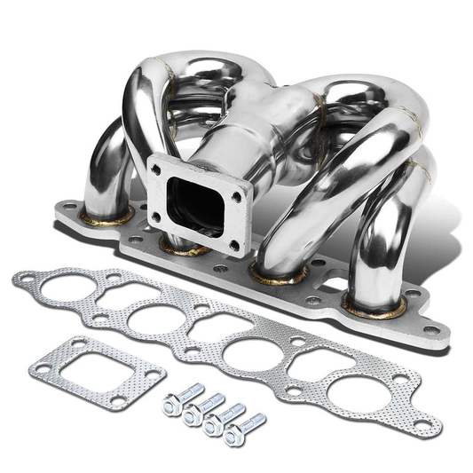 TURBO MANIFOLD TURBO MANIFOLD - SS - 00-04 FORD FOCUS ZETEC ZX3 / ZX5 2.0L - T3 FLANGE - 35 / 38MM WG
