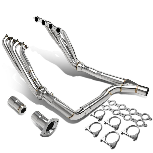 HEADERS STAINLESS STEEL - 07-13 CHEVY SILVERADO/ GMC SIERRA 1500/2500HD/3500HD 4.8/5.3/6.0/6.2L + Y-PIPE