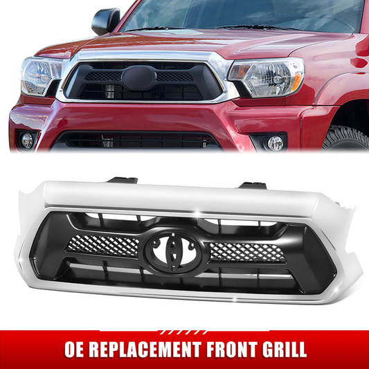 PARRILLA GRILLE - TY TACMA '12-'15/ GRILLE ASS'Y/ MAT-BLACK/ W/CHROME FRAME//PARTS.NO,TO1200351//OEM NO,5310004491