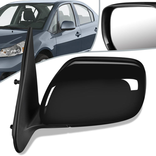 RETROVISOR MIRROR - OEM - 06-13 SUZUKI GRAND VITARA - POWERED - PAINTABLE - BLACK - LEFT