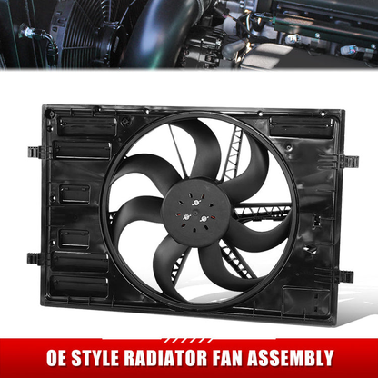 ABANICOS OE STYLE -AUDI A3 2015-2020 / AUDI A3 QUATTRO 2015-2020 / VOLKSWAGEN GOLF 2015-2019 / VOLKSWAGEN GTI 2015-2020 / VOLKSWAGEN JETTA 2019-2021 - 1.8L, 2.0L GASOLINE