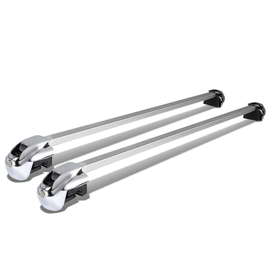 PORTAEQUIPAJE ROOF RACK CROSSBAR - ALUMINUM - SQUARE BAR - 54" - W/ LOCK - SILVER