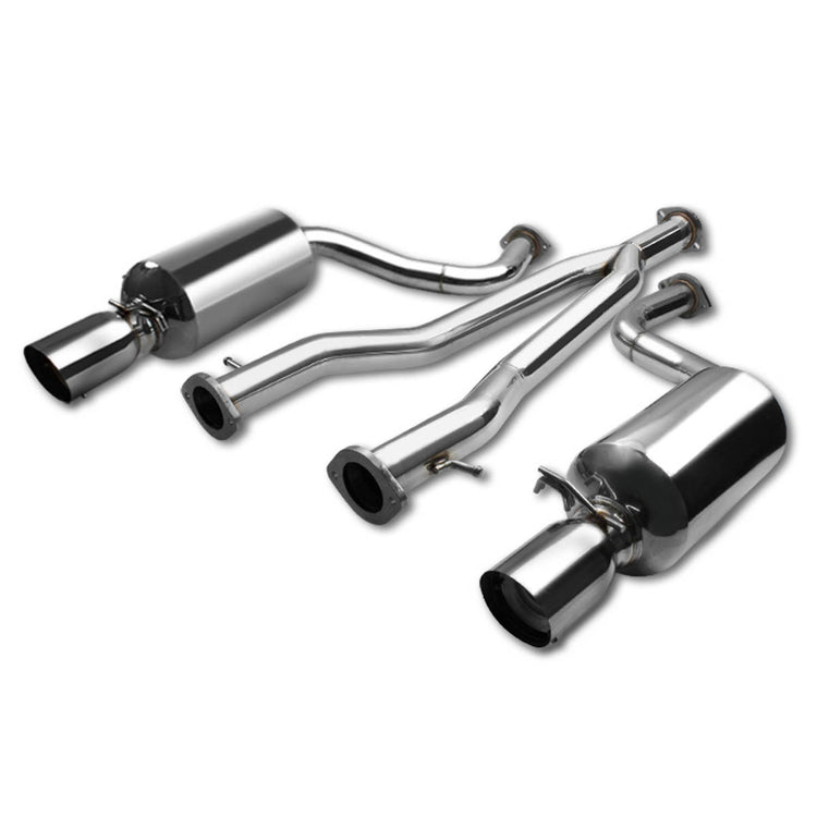 TUBERIA CATBACK CATBACK - 98-05 LEXUS GS300/400/430 +MID PIPE - DUAL TIP - STAINLESS STEEL