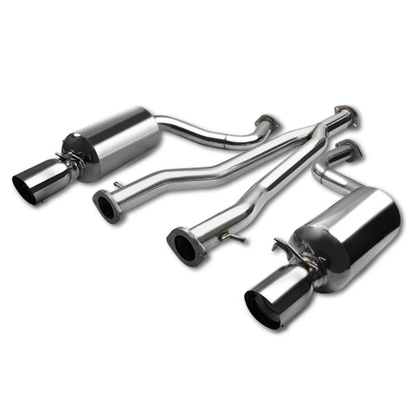 TUBERIA CATBACK CATBACK - 98-05 LEXUS GS300/400/430 +MID PIPE - DUAL TIP - STAINLESS STEEL