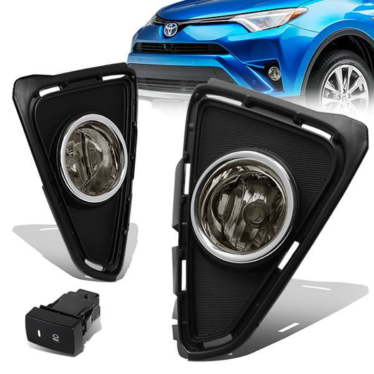 FAROS DE NIEBLA 2016 TOYOTA RAV 4 - W/ SWITCH - H16 BULB - SMOKE
