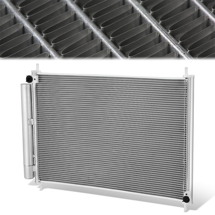 CONDENSADOR HONDA ACCORD 2014-2017 - HYBRID MODEL - ALUMINUM - SILVER