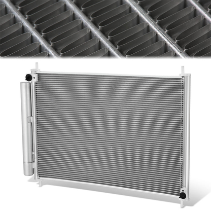 CONDENSADOR HONDA ACCORD 2014-2017 - HYBRID MODEL - ALUMINUM - SILVER