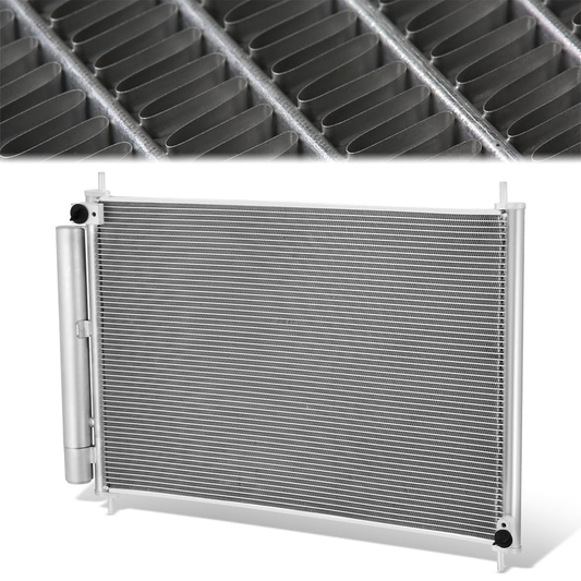 CONDENSADOR HONDA ACCORD 2014-2017 - HYBRID MODEL - ALUMINUM - SILVER