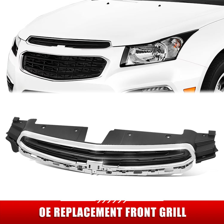 PARRILLA GRILLE - CV CRZE '11-'15/ GRILLE ASS'Y 15-15/ UPPER MAT-BLACK/ W/CHROME MOULDING/ (EXC LTZ)//PARTS.NO,GM1200725//OEM NO,94516092