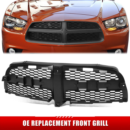 PARRILLA GRILLE - DG CHARGR '11-'14/ GRILLE ASS'Y/ MAT-BLACK//PARTS.NO,CH1200339//OEM NO,68092613AA