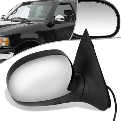 RETROVISOR MIRROR - OEM - 98-03 FORD F-150 / 98-99 FORD F-250 - POWERED - CHROME - RIGHT