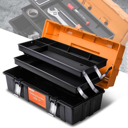 HERRAMIENTAS PLASTIC TOOL BOX - ORANGE